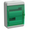 Корпус пластиковый КМПн-24 IP65 зел. прозр. дверь TEKFOR TF5-KP72-N-24-65-K03-K06