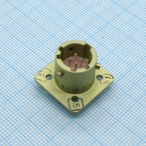 ОНЦ-БС1-4/10-В1-1В, Соединитель цилиндрический низкочастотный