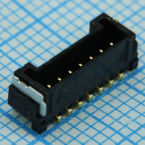 5055670781, Разъем провод-плата (4 стороны) 7 контактов шаг 1.25мм угловой SMD лента на катушке