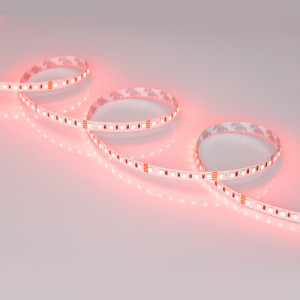 Лента RT 2-5000 24V RGB 8mm (3838, 120 LED/m, LUX) 026832, Гибкая лента LUX, светодиоды smd 3838, 120шт/м (600шт на 5м), белая плата 8мм, скотч 3М. Цвет RGB. Питание 24V, мощность 11 Вт/м (55 Вт на 5м), угол 120°. Размеры 5000х8x1.9мм. Мин.отрезок 50мм, 6 шт светодиодов. Пакет 5м. Цена за 1м.