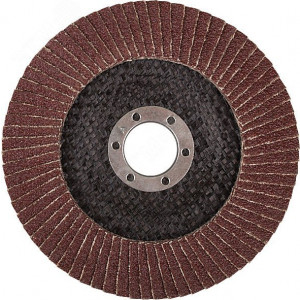 Круг лепестковый торцевой плоский 125 мм P 100 39877М