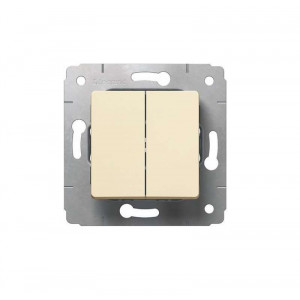 Выключатель 2клав СЛНК CAR 773758