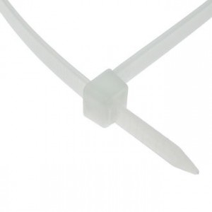 500X8 white (100шт), Стяжка кабельная 500X8 белая (100шт)