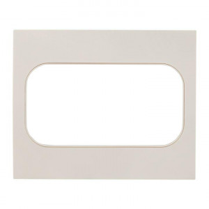 Рамка для розетки 2-м Стокгольм бел. PROxima EYM-G-304-10