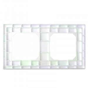 Рамка 2-м Pixel универс. перламутр. TKE-PX-RM2-C04