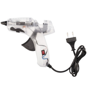 Пистолет клеевой 60W, 11мм с выкл., прозрачный корпус