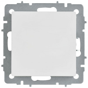 BRITE Заглушка с суппортом МЗ10-БрАБ арктический белый IEK BR-PL10-K91