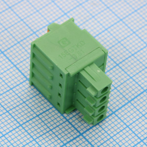 15EGTKD-3.81-04P-14-00, Разъемный клеммный блок, Серия 15EGTKD-3.81 4 контакта
