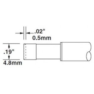 STTC-170, Паяльники Cartridge Heat Stake 4.8mm (0.19 in)