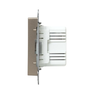 Механизм розетки USB-C - 2шт, шампань Эпика EKF UP1-SOC-2USBC