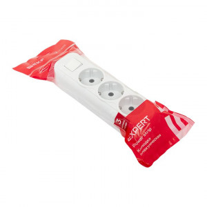 Колодка удлинителя 3-м с заземл. 16А Эксперт 3.5кВт с выкл. PROxima AKB16-3i