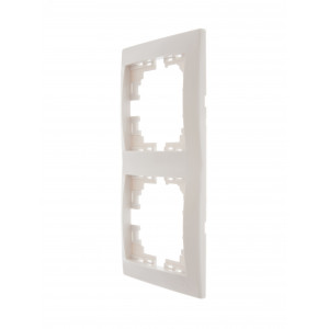 Рамка 2-м Mira вертикал. бел. 701-0200-152