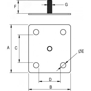 Настенный держатель изоляционной штанги NF0002
