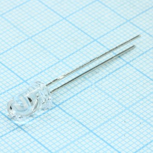 L-7113SRC-J4, Светодиод 5мм/красный/640нм/1800-2800мкд/прозрачный/20°