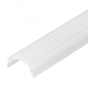 Экран матовый ROUND-D18-2000 OPAL 025483, Матовый круглый экран для профиля ROUND-D18 и других. Материал - поликарбонат. Длина 2000мм. Цена за 1м.