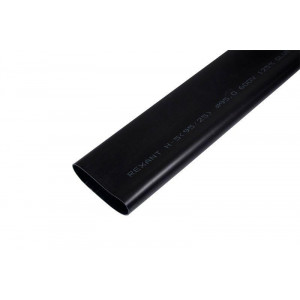 Трубка термоусадочная СТТК (3-4:1) 95.0/29.0 черная, среднестенная клеевая термоусаживаемая трубка в метровой нарезке