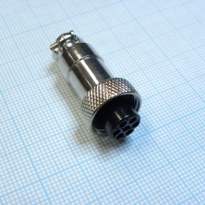 Разъем PH-M12-7FC, разъем металлический