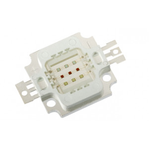 Мощный светодиод ARPL-9W-EPA-2020-RGB (350mA) 019057, Поставка под заказ от 200 шт. Мощный светодиод типа COB, размер 18.4?20 мм. Чипы EPILEDS 32-35 mil. Цвет свечения RGB: красный (620-630 нм), зеленый (520-530 нм), синий (460-470 нм). Угол излучения 120°. Световой поток 120-150 лм (красный), 240-300 лм (зе