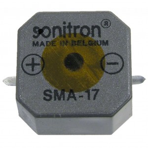 SMA-17-S, Пьезоизлучатель с генератором, SMD