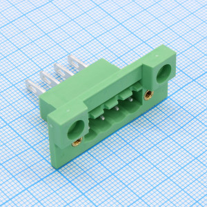 2EGTVC-5.08-04P-CB-14-00, Блок клеммный соединительный на панель 4 контакта серия  2EGTVC-5.08-CB