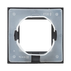 1 - местная рамка, IP44, мокко, пластик Эпика EKF UP1-FPM-01-44