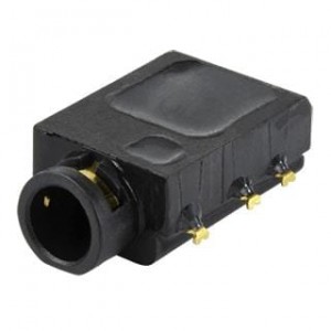 SJ-3551B-MSMT-TR-67, Телефонные разъемы Stereo Jack, IP67, 3.5, 5 conductor, mid mount, 1 switches, T&R pckg