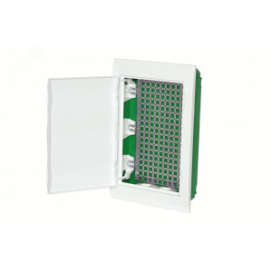 Корпус встраиваемый с белой дверью 3ряд/3 6мод 2 розетки City9 Box IT EZ9E312P2FIT
