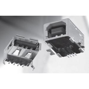 KUSBX-SMT-AS1N-B30, USB-коннекторы TYPE A USB RA SMT SOCKET