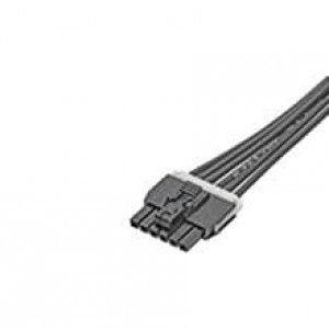 145130-0610, Шнуры питания для постоянного тока Nano-Fit 1m Cbl SR 6Ckt Blk
