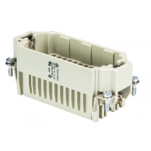 Вилочная контактная вставка 73.810.7253.0, Вилочная контактная вставка, обжимная фиксация, 72 полюса + PE, типоразмер 16B, 250V, 10A, (обжимные контакты поставляются отдельно)