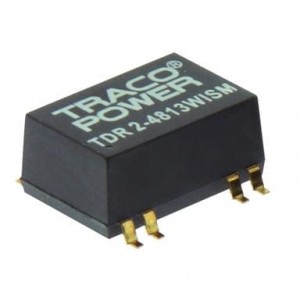 TDR 2-2413WISM, Преобразователи постоянного тока в постоянный с изоляцией Product Type: DC/DC;Package Style: SMD;Output Power (W): 2;Input Voltage: 9-36 VDC;Output 1 (Vdc): 15;Output 2 (Vdc): N/A;Output 3 (Vdc): N/A