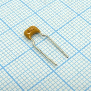 TS170R1H822JSBNB0R, Конденсатор керамический многослойный 8200пФ 50В NPO ±5% радиальный 5.08мм 125°C россыпь