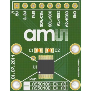 AS5048B-TS_EK_AB, Инструменты разработки магнитного датчика Adapter Board with I2C Interface