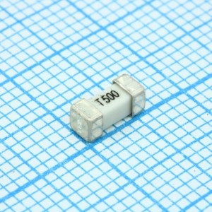 158000.0,5GT, Предохранитель замедленного быстродействия 0.5А 6,1x2,6мм для поверхностного монтажа