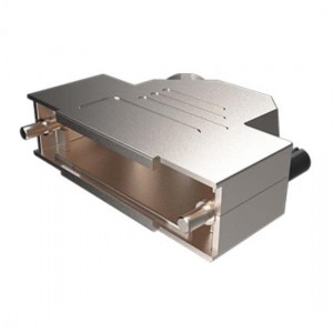 8655MHRA3701LF, Корпуса разъемов D-Sub  Metal - Angle exit C 37 way shell
