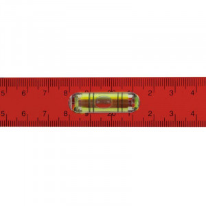 УРОВЕНЬ АЛЮМИНИЕВЫЙ РЕЛЬС, 600ММ, 3 глазка, 1 поворотный, погрешность 0.5-1мм/м., -40...+90°С