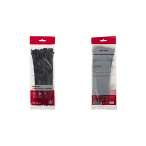 Хомут кабельный 3.6х250 нейл. черн. (уп.100шт) 07-0251