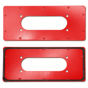 Фланец красный для ST с перф. Тип 4 R5FPST02-RAL3000