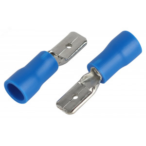 Разъем плоский NO-225-130 РпИп 2-5-0.8 изолированный -вилка- (упаковка 50 штук) Б0063373