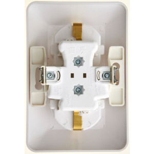 ПРИМА С/У РОЗЕТКА 2-я с заземлением со шторками 16А 250В, БЕЛЫЙ, RS16-212-BI