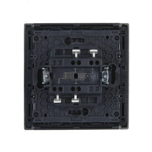 FORTE&PIANO Выключатель 1-клавишный перекрестный 10А FP512 сталь IEK FP-V13-0-10-1-K46