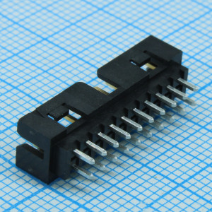 878312020, Разъем штыревой 20 контактов вертикальный слот