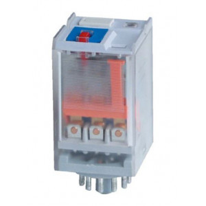 Промежуточное реле, без колодки PR092, Промежуточное реле, 3 группы переключающих контактов, контактная емкость: 10A/250VAC 10A/30VDC, номинальное напряжение катушки: 6…380VAC 6…220VDC, тип колодки SR09