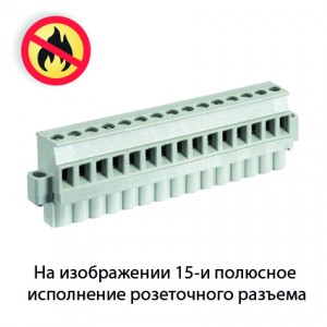 Розеточный разъем на кабель 8213 B/12 VL F OB, Розеточный разъем, прямой, на кабель, шаг: 5.08 мм, 2 полюса, фиксация провода винтовая, исполнение: без маркировки, 400V, 12А, цвет: серый