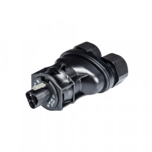 Сплиттер на кабель EX RST20I3F S2 ZRX V SW, Сплиттер, вилочный разъем на кабель диаметром 6-10 мм, 3 полюса, тип фиксации провода: пружинный, номинальные характеристики: 250V, 20A, цвет корпуса: черный, цвет контактной вставки: черный, серия RST Classic