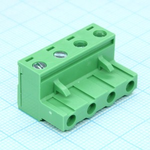 2EDGK-7.5-04P-14-00A(H), Разъемный клеммный блок, 4 контакта. Серия 2EDGK-7.5