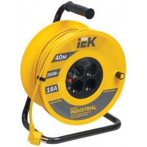 Катушка УК40 4 места 2P+PE/40м 3х1,5мм2 "Industrial" WKP15-16-04-40