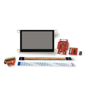 SK-gen4-43DCT-PI, Средства разработки визуального вывода Starter Kit for gen4-uLCD-43DCT-PI with 4D Serial Pi Adaptor, 4D-UPA , 4GB Industrial microSD Card, 150 mm FFC Cable, 5-way female-to-female ribbon cable with male-to-male adaptor