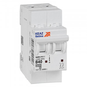 Выключатель автоматический модульный OptiDin BM63-2B40-4,5-УХЛ3