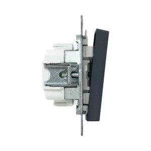 Механизм выключателя, одноклавишный, кнопочный, графит Эпика EKF UP1-SWG-13